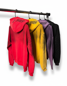 Sweat-shirt pour homme à logo imprimé personnalisé, avec strass sur toute la surface, fabrication en usine, prix bas, disponible en plusieurs couleurs - Product Image 5