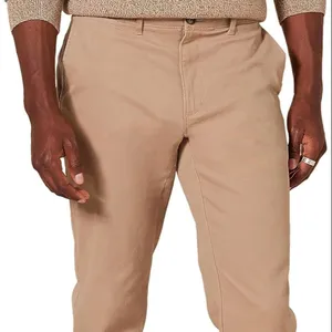 Celana panjang & celana pria, Cino 2024 kustom, harga terbaik, celana Depan datar besi dalam harga rendah, celana kebugaran Gym