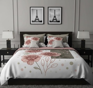 Luxury Soft 100% Cotton Microfiber Flat Bedsheet King Size <b>Set</b> Two <b>Pillow</b> Covers Folded 600TC Smooth Finish Easy Maintenance - Product Image 2