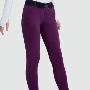 Pantalons d'entraînement équestre de style classique pour femmes, nouvelle arrivée 2025, tissu épais de haute qualité, pantalon d'équitation pour femmes - Product Image 3
