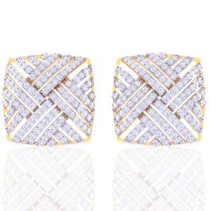 Ishi Diamonds Exquisito oro de 18 quilates Pendientes de diamantes cultivados en laboratorio de 1,49 quilates - Product Image 2