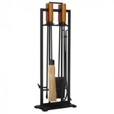 Juego de herramientas de hierro moderno para instalación de esquina para chimeneas de carbón de Villa - Product Image 4