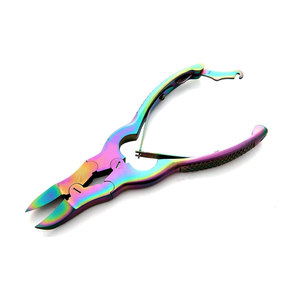 Heavy-Duty 6 \ "Profesional Cantilever Toenail Clippers Rainbow-Color Multi Acero inoxidable Podólogo Pinzas para uñas para dedos - Product Image 4