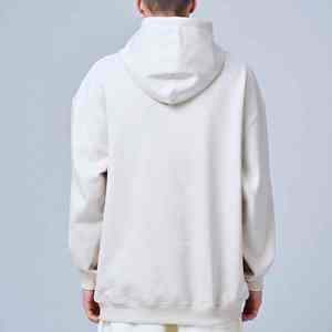 Sweat à capuche pour homme d'hiver de haute qualité 100% coton polaire tissu bouffée imprimé pull Fit motif solide du pakistan - Product Image 6