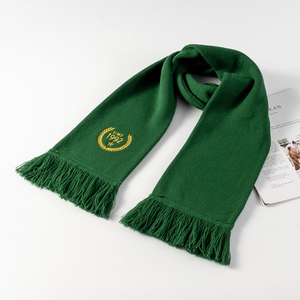 Top Qualité Personnalisé Unisexe Élégant Écharpe En Gros Art Lettre Conception Personnaliser Logo Jacquard Respirant Tricoté Écharpe Femmes - Product Image 5