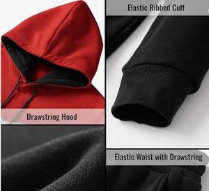 Ensemble de survêtements décontractés pour hommes, sweat à capuche et pantalon de jogging, vêtements de sport en gros, vêtements de sport à la mode, logo personnalisé, OEM et ODM - Product Image 5