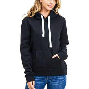 Nuevas sudaderas con capucha de talla grande a la moda para mujer e invierno, ropa de calle de Color sólido, sudaderas con capucha de manga larga - Product Image 3