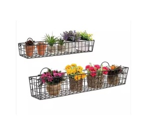 Iron Metal Wall Hanging Flower Basket Modular Alumina Metal <b>Planter</b> <b>Box</b> <b>Raised</b> Garden Bed Round Shape - Product Image 1