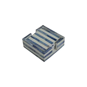 High Quality Eco-Friendly Square Tea <b>Coaster</b> Classic Style Bone Inlay <b>Table</b> Top Accessories Artisan Craft - Product Image 2