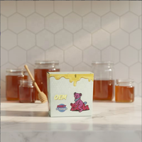 Boîte de boissons quotidiennes naturelles bien-être au miel d'ours Boner Bear Pure Natural Stamina, bâtonnets de miel aux herbes nutritifs VIP