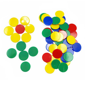 1000Pcs 4 Colors 1 Inch Plastic Math Disc - Product Image 6