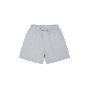 Pantalones cortos deportivos OEM con logotipo personalizado para hombre, ropa de calle informal para entrenamiento físico, para uso en el gimnasio, pantalones cortos unisex de color sólido para hombre - Product Image 3