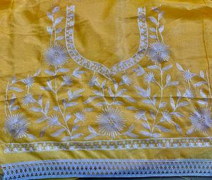Último estilo de Bollywood pesado Georgette pollo encaje Sari diseñador bordado trabajo blusa boda fiesta aspecto festivo niñas - Product Image 6