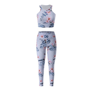 Top Trending Product Yoga Set para mujeres 2024 Nueva llegada Top Fashion con logotipo personalizado Imprimir Sublimación Yoga Set para mujeres - Product Image 4