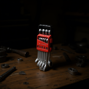 ชุดประแจรวมเฟาคอม 10 ชิ้น แบบเมตริกและนิ้ว พร้อมกล่องพกพา - Product Image 3