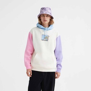 Sweat-shirt à capuche coupe classique avec poche kangourou, blocs de couleur, prix de gros, logo brodé, impression numérique hiver, personnalisé pour homme - Product Image 4