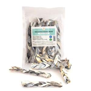 Piel de Pescado Basa Seca Natural, Golosina para Mascotas, Perros y Gatos, Suministro al por Mayor - Product Image 3