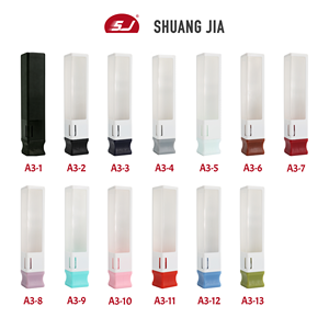 SHUANGJIA 1pc Colorful Empty Nail <strong>Drill</strong> <strong>Bit</strong> Holder 3/32" <strong>Drills</strong> <strong>Box</strong> Stand Transparent Plastic Container Case Nails Accessories - Product Image 1