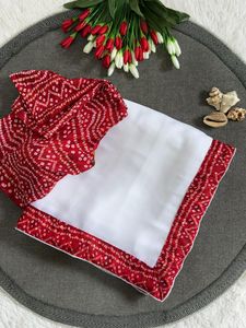 Sari en soie Georgette Banarasi pure, spécial été, avec travail de tissage Banarasi Jari, tenue de mariage formelle - Product Image 3