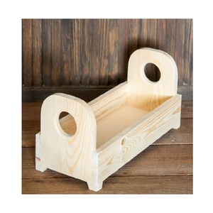 Cubo de madera, maceta de estilo de granja vintage, contenedor de almacenamiento ecológico rústico hecho a mano para terraza interior y exterior y balcón - Product Image 2