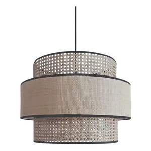 Abat-jour en rotin de bambou de ferme moderne fait à la main Style de conception asiatique et japonaise Style d'artisan européen chinois pour la décoration - Product Image 2