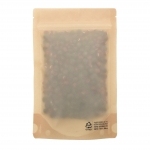 Paquete de 100 Hojas de Plástico Transparente con Cierre de Cremallera Marrón - Product Image 3