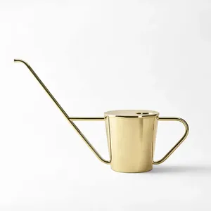 Regadera de metal elegante con mango, ideal para plantas de hogar y jardín, uso en interiores y exteriores, regadera de flores elegante - Product Image 6