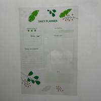 Tableau blanc statique en polystyrène durable StaticPaper 2024 Modèle-14 pour planificateur quotidien, organisateur, tableau blanc carré effaçable à sec par électrostatique