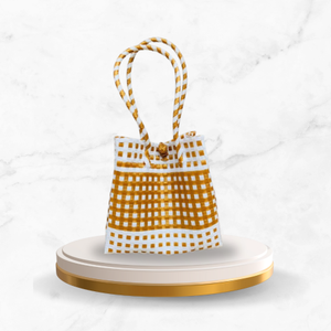 กระเป๋าถือแฟชั่นสไตล์อินโดนีเซียทำด้วยมือเป็นมิตรต่อสิ่งแวดล้อมสำหรับผู้หญิงทำด้วยมือทำจากวัสดุพลาสติกรีไซเคิลสำหรับผู้ใหญ่ - Product Image 1