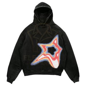 Men's Autumn Wear Latest Style Print Long Sleeve In <b>Black</b> Color Men Hoodies, Thick Warm Pullover Streetwear <b>Sweatshirts</b> For Men - Product Image 1