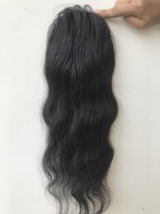 Productos populares 6x5 Parche de cabello 20 pulgadas Ondulado natural de alta calidad al por mayor precio Extensiones de cabello humano vendedores de India - Product Image 5