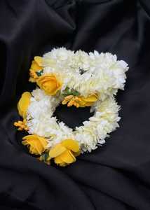 Brazaletes de Latón Tradicionales y a la Moda de la India, Gajra de Plástico, Joyería Artificial, Brazaletes de Boda para Mujeres y Niñas - Product Image 3