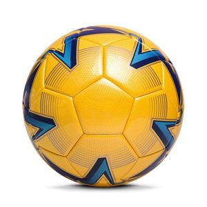 Pallone da calcio giallo termo legato per la formazione di Club o accademia con superficie in PU Premium e controllo di rimbalzo coerente - Product Image 1