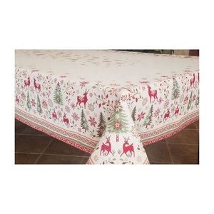 Premium 100% Cotton Rectangular <b>Tablecloth</b> Japanese Style Grey Embroidered Coffee Tea Dining Table Cover Geometry Design Home - Product Image 2