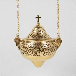 เครื่องหอมทองเหลืองประดับธูปโบราณสำหรับพิธีกรรมของโบสถ์และการนมัสการอันศักดิ์สิทธิ์ศักดิ์สิทธิ์ศักดิ์สิทธิ์ศักดิ์สิทธิ์ศักดิ์สิทธิ์ศักดิ์สิทธิ์ศักดิ์สิทธิ์ - Product Image 2