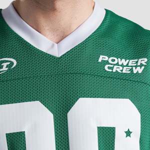 Camiseta de Fútbol Americano Verde, Transpirable, de Poliéster, Talla XL, Ropa Deportiva - Product Image 4