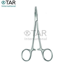 ที่จับเข็มผ่าตัดแบบแมนนวลทำจากสแตนเลสเนียนเรียบ ที่จับเข็มเว็บสเตอร์ทำจากทังสเตนคาร์ไบด์สำหรับการเย็บผ่าตัดที่แม่นยำ - Product Image 4