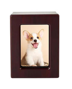 High Quality American-Style Handmade Wood Cremation <b>Urns</b> Modern Design Funeral Ashes Vessels for Cats and <b>Dogs</b> Wholesale - Product Image 3