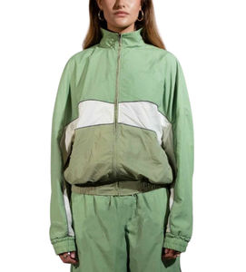 2025 dernière mode femmes léger coupe-vent fermeture éclair Sport veste manteau vêtements d'extérieur Logo personnalisé coupe-vent veste pour les femmes - Product Image 3