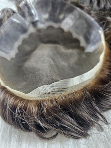 Sistema de Reemplazo Capilar Transpirable para Hombres, para Pelucas de Encaje Transparente, Extensiones de Cabello Remy, Ondulado Natural, Tipo Indio, Bangladesh, para Caballeros - Product Image 4