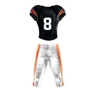 Venta caliente hombres mujeres sublimación diseño impreso más tamaño logotipo personalizado uniforme de fútbol americano para adultos - Product Image 3