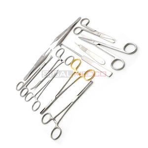 Kit de stérilisation chirurgicale réutilisable, porte-aiguille Olsen Hegar, acier inoxydable allemand, instrument chirurgical vétérinaire pour bétail - Product Image 5