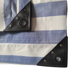Best Choice Imports High-quality Striped HDPE/PE Tarpaulin Sheet 20x30 0.30mm Thick Waterproof Moisture Proof UV Resistant Matte - Product Image 5