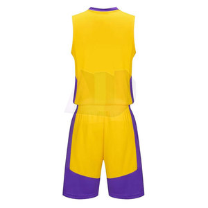 Conjuntos de Uniformes de Baloncesto para Hombre Fabricados en Pakistán, Talla Grande, Transpirables, que Absorben la Humedad, sin Mangas, 100% Poliéster, Alta Calidad - Product Image 2