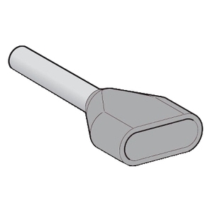 Terminali per Cavi Elettrici SCHNEIDER ELECTRIC Linergy TR a Doppio Conduttore, Grigio, 2.5mm, Isolati, Modello AZ5DE025 - Product Image 1