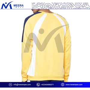 เสื้อสเวตเชิ้ตผู้ชายขายดีสำหรับฤดูหนาว สไตล์ลำลอง สตรีทแวร์ ผ้าฟลีซ ซับเหงื่อ กันน้ำ แขนจั๊มพ์ คอกลม - Product Image 4