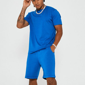 Haute qualité personnaliser 2 pièces lavage Hoodie Shorts Set pour hommes Sweat à capuche Shorts Set Blank Short Hoodie Set - Product Image 2