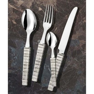Ensemble de couverts de luxe en acier inoxydable de haute qualité avec nouvelle poignée faite à la main ensemble de couverts design pour restaurant mariage maison hôtel - Product Image 6