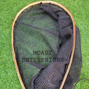 Red de Aterrizaje para Pesca con Mosca al Aire Libre, Red de Trucha, Marco de Madera con Red de Goma Fundida a Mano, Red de Pesca para Aterrizaje de Thor - Product Image 1