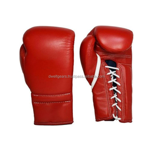 Guantes de Boxeo de Cuero con Logotipo Personalizado, Resistentes al Viento, Transpirables, con Correa de Muñeca Ajustable para Uso Profesional - Product Image 1